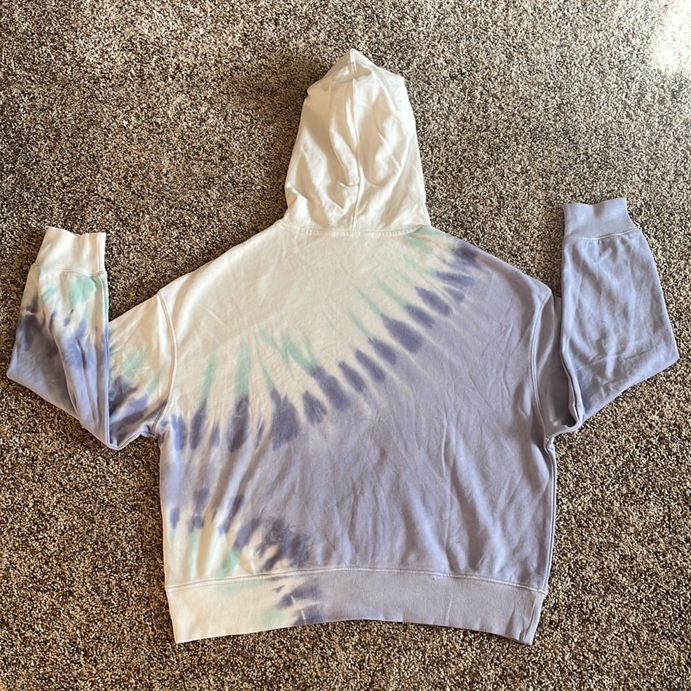 NWT Wildfox Sherbet Tie Dye Hoodie Matching Bottoms SET Color Peri Shibori Sz XL - Picture 8 of 15